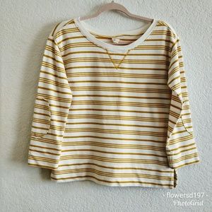 Levi's Yellow Striped Top